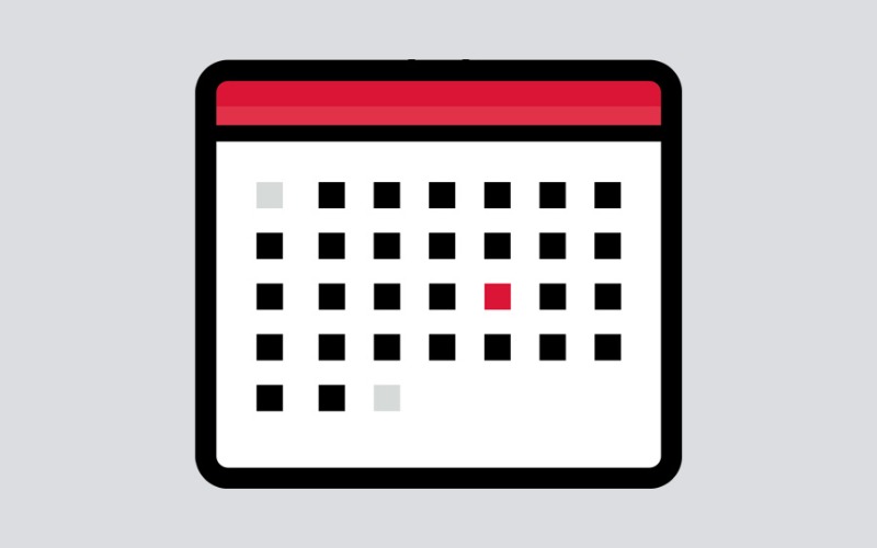 Calendario de eventos estudiantiles