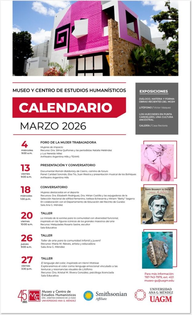 CALENDARIO DE ACTIVIDADES DEL MCHE