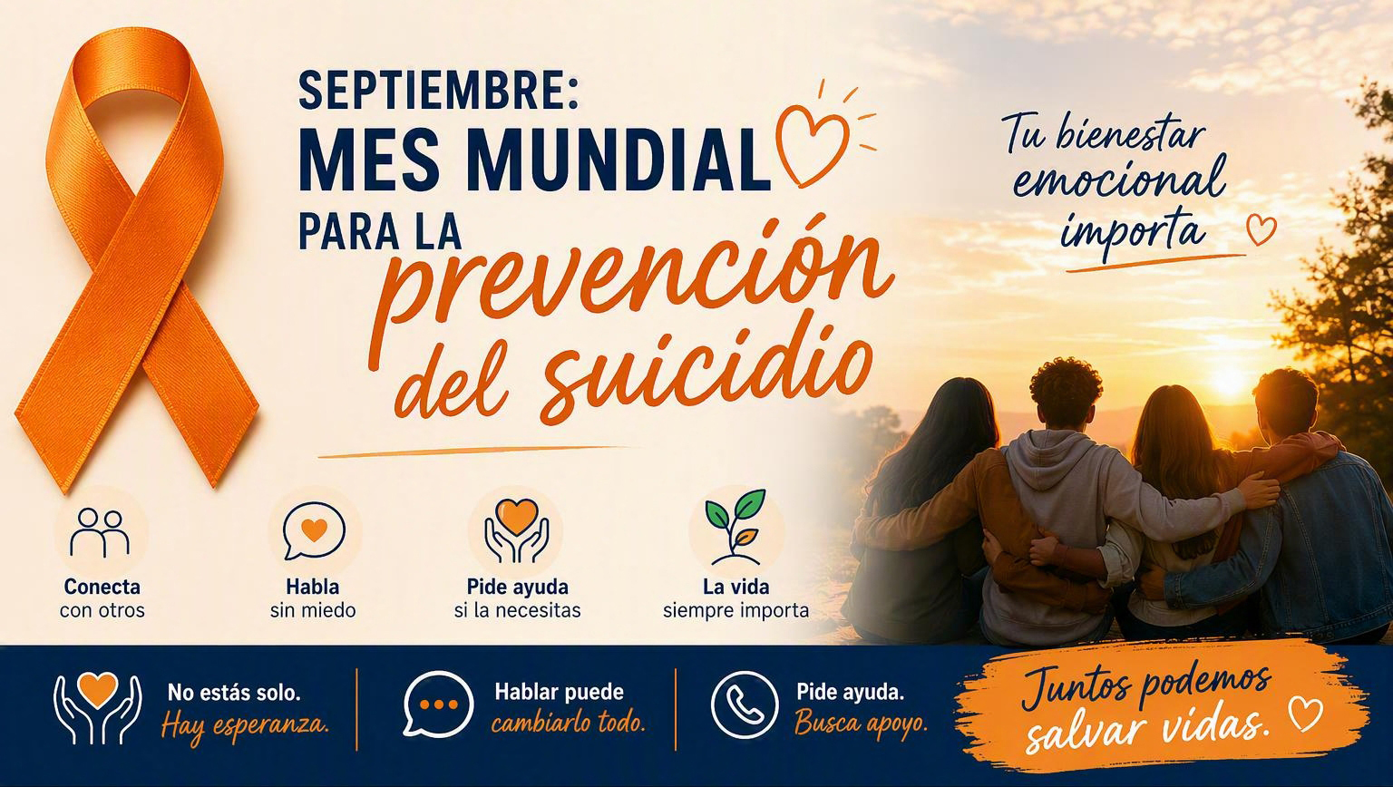 Septiembre: Mes mundial para la prevención del suicidio